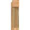 Ekena Millwork Traditional Block Rough Sawn Outlooker, Western Red Cedar, 8"W x 28"D x 28"H OUT08X28X28TRA05RWR - alternate 3